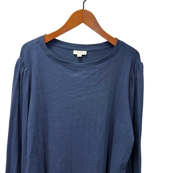 Macy's On 34th St. Plus Slub Top 2X Relaxed Fit NEW # G693 - Picture 4 of 7